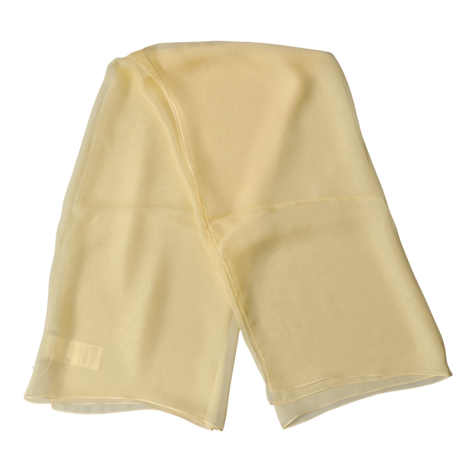 DOLCE - GABBANA Scarf Light Yellow Silk Wrap Shawl Foulard 100cm x 99cm 420usd 43290₽
