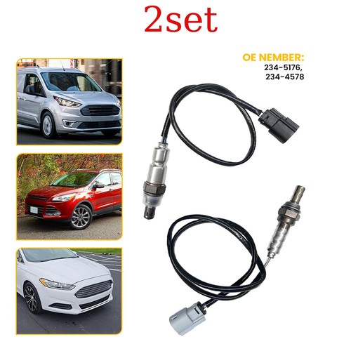 4PCS Oxygen Sensor Up+Down For 2014-2015 Ford Transit Connect 2.5L 234-4578 US - Zdjęcie 1 z 21