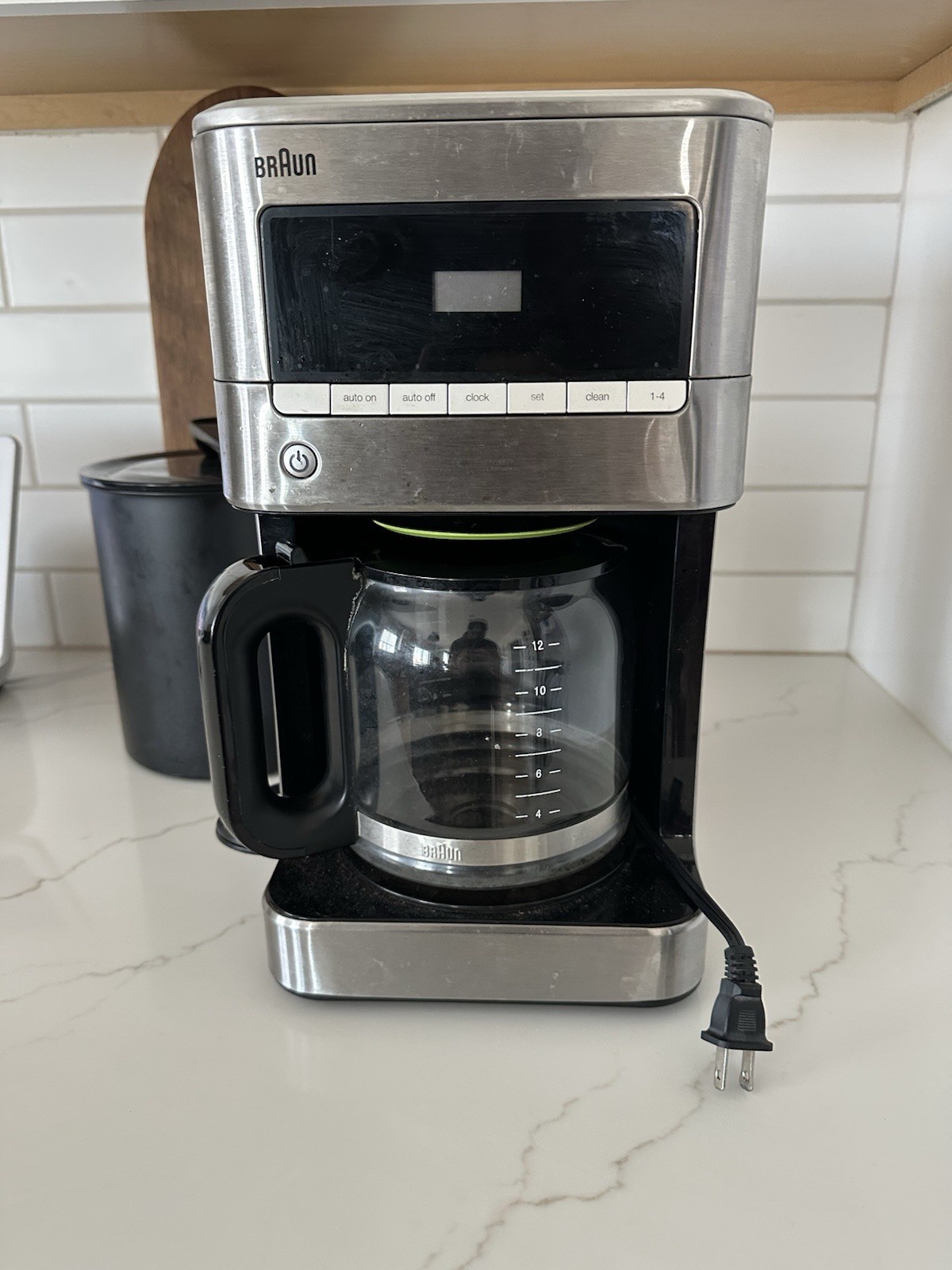 Braun Filter Coffee Machine 12-Cup Drip Stainless KF7070SI BrewSense - PARTS!!