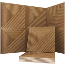 Acoustical Wall Panels, 6-Piece 23.62 X 23.62 Inches Art Acoustic Panels, Decor