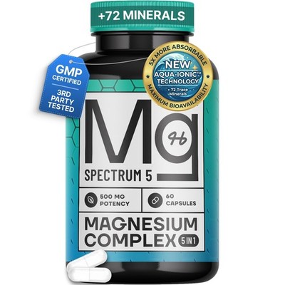 Spectrum 5 Magnesium | 5-in-1  5 Magnesium | 5-in-1 Complex | 72 Trace Mineralsd