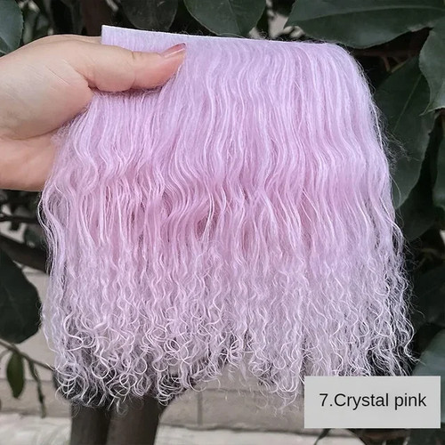 Reborn Doll Hair Repair Kit Thermal Safe Tibetan Mohair Curls Dye Styling Tools - 第 23/36 張圖片