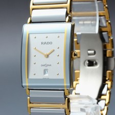 Vintage Near MINT Rado DiaStar 160.0281.3N Unisex Quartz Watch 24mm Ceramic Date