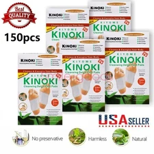 150Pcs Premium Detox Foot Pads Organic Herbal Cleansing Patches with BOX Gifts