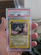 2000 POKEMON ROCKET 1ST ED #11 DARK MAGNETON-HOLO PSA 7