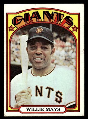 1972 Topps Baseball #49 Willie Mays GD *e1