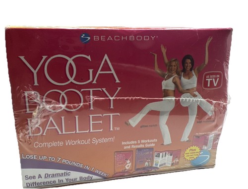 Yoga Booty Ballet Complete Workout System New Sealed DVD Exercise Beach Body Kit - Imagen 4 de 6