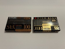 TDK SA-X 100 Type II / Maxell XL II-S 100 Bla...