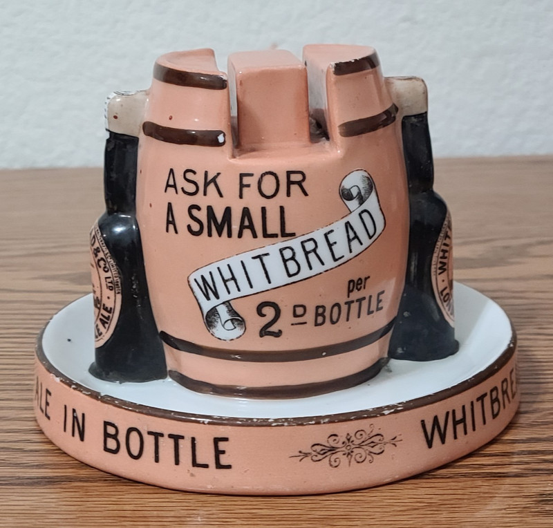 MATCH HOLDER   adv.  WHITBREAD  STOUT  IN A BOTTLE