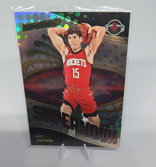 Panini 2024-25 Revolution Supernova Reed Sheppard #18 Houston Rockets RC Insert