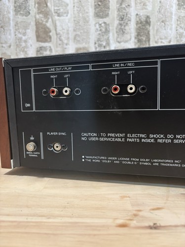 ⭐️Vintage AIWA Stereo Cassette Deck AD-6450U⭐️Nice Condition⭐️W/ Manual⭐️Read⭐️ - Picture 11 of 14