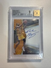 2016 PANINI SELECT SIGNATURES ORANGE PRIZM #22 KOBE BRYANT /60 BGS 9
