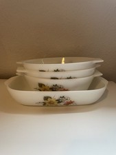 Pyrex Autumn Glory Auflaufformen Set 4 Vintag...