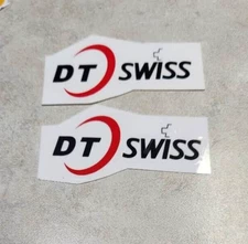 DT Swiss 2.75 x 1.5" die cut sticker 2pcs