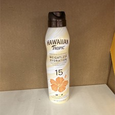 Hawaiian Tropic Weightless Hydration Broad Spectrum Clear Spray SPF 15 6 oz