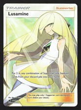 Lusamine (Full Art) 110/111 Crimson Invasion Holo Ultra Rare Pokemon Card NM