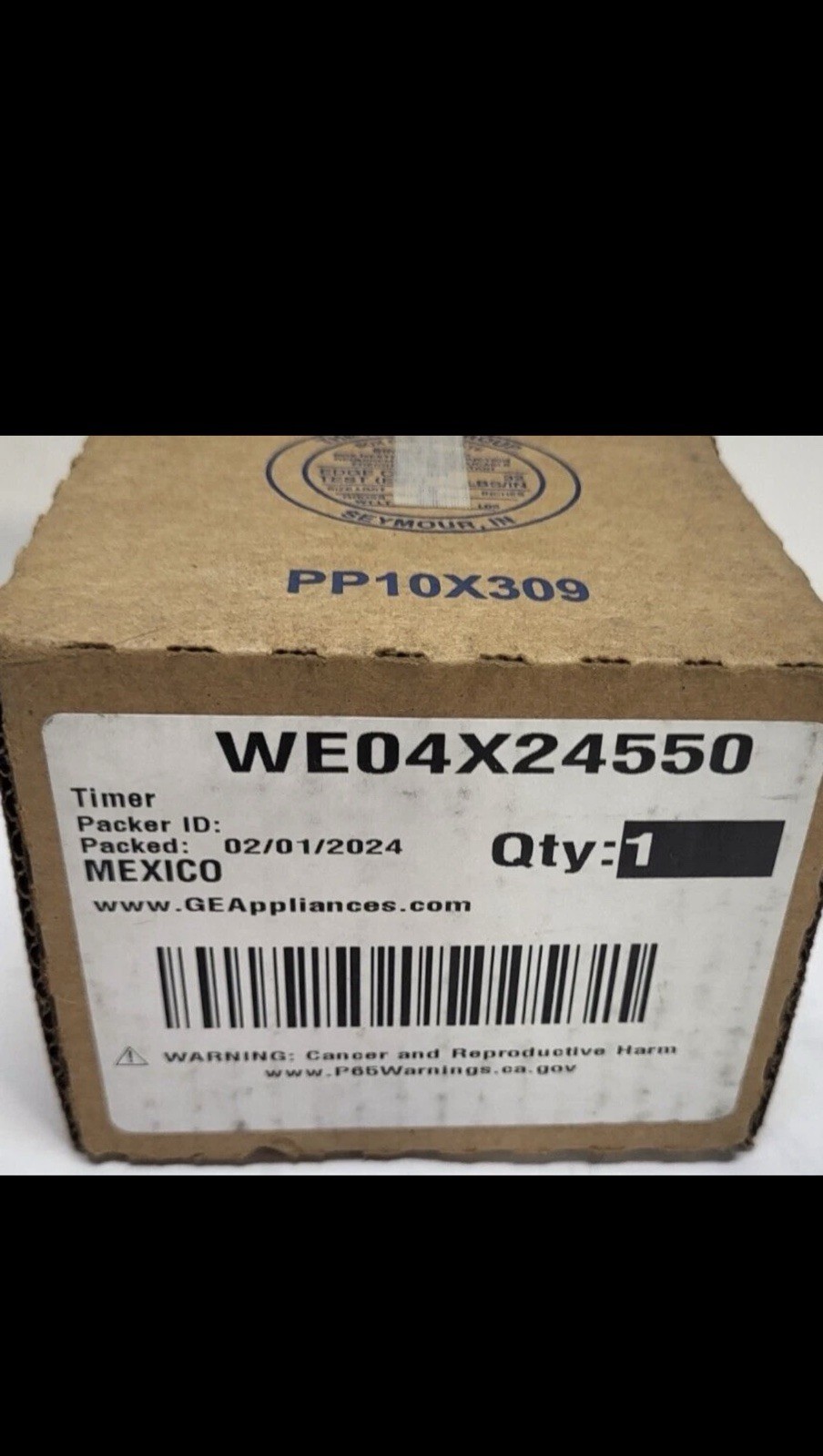 New Genuine OEM GE Dryer Timer WE04X24550