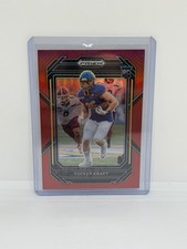 2023 Panini Prizm Draft Picks Red Prizm /299 Tucker Kraft #159 RC