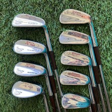 Wilson GooseNeck Top Notch Iron Set 2-Pw 1948 Leather Grip Right Vintage Blade