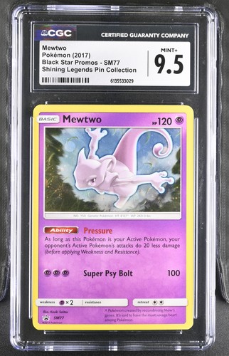 Mewtwo graded CGC 9.5 for sale on eBay