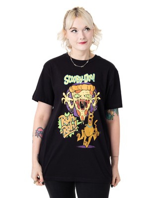 Scooby Doo Schwarzer Ruh-Roh! Kurzärmeliges T-Shirt Unisex