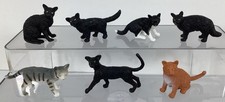 Safari LTD Domestic Cats Lot 7 Abyssinian Siamese Angora Balinese Egyptian Mau