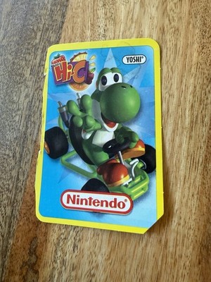 Rare Nintendo Hi-C 2002 Coca Cola Company YOSHI CHEAT CARD 01