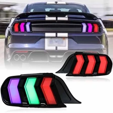 SINDAR RGB LED Tail Lights For Ford Mustang 2015-2023 Animation Rear Lamps