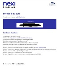 Caleffi Buono Sconto 30€