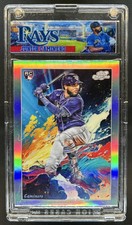 2024 Topps Cosmic Chrome Junior Caminero Stars in the Night RC #STN-7 Rays