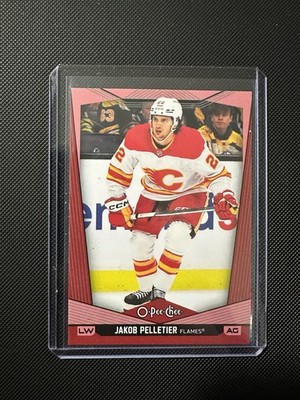 2024-25 O-Pee-Chee - Jakob Pelletier #131 Red Border