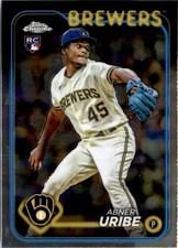 Abner Uribe 2024 Topps Chrome RC #276 Milwaukee Brewers