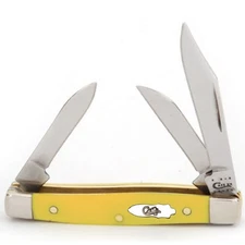 Case XX Knives Small Stockman 22175 Sunflower Delrin Pocket Knife Stainless