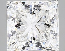 Lab-Grown Diamond 3.66 Ct Princess F VS1 Quality Excellent Cut GIA Certified 775.15 per carat