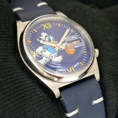 VINTAGE SEIKO AUTOMATIC 7019A JAPAN MENS DONALD DIAL WATCH 2954-U