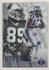 2017 Illusions Trophy Collection Blue /100 Kelvin Benjamin Steve Smith Sr 0q3