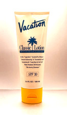 NIB Vacation Classic Lotion Broad Spectrum SPF 30 Sunscreen,  6 fl oz 2.50 per gallon