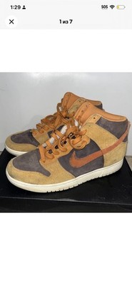 Nike Dunk High Retro PRM Dark Russet Mens Size 9 