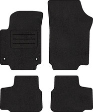 Fußmatten Velours Autoteppich passend für SKODA CITIGO satz schwarz