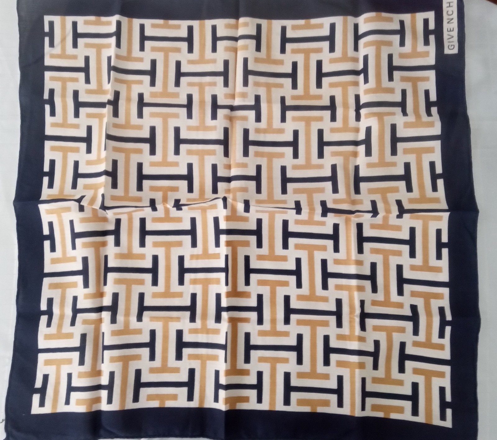 Givenchy scarf, square, multifunctional, cotton, … - image 1