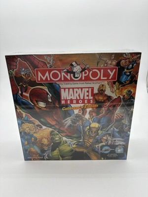 Monopoly Marvel Heroes Collector's Edition Board Game Hasbro NEW 2006 Sku 3