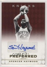 2011-12 Panini Preferred 67/74 Spencer Haywood #88 Auto HOF 0l2