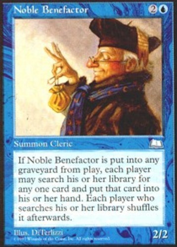 Noble Benefactor - Weatherlight # MTG Magic The Gathering - Picture 1 of 1