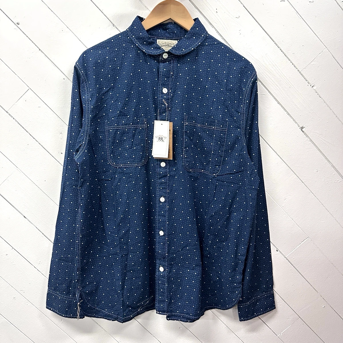 RRL Polka Dot Casual Button-Down Shirts for Men for sale | eBay
