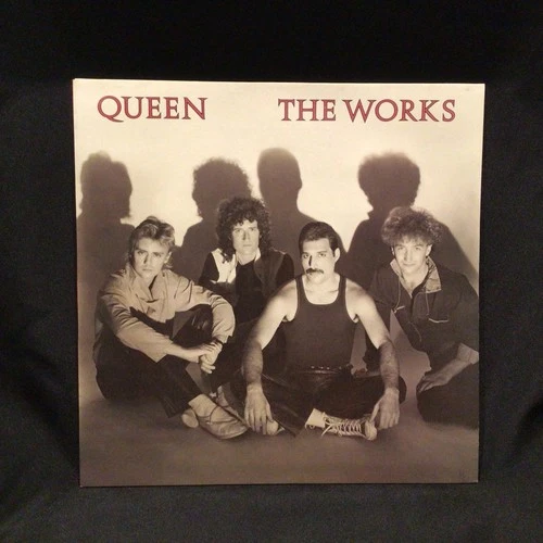 QUEEN THE WORKS UK VINYL ALBUM LP WITH ORIGINAL INNER EMC 24 0014 1 EXC