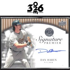 Dan Haren 2008 Upper Deck Premier Signature Premier Bronze #SP-DH #/25
