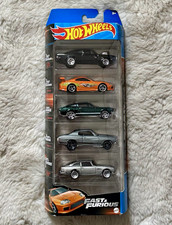 Hot Wheels Fast  Furious Toyota Supra 5-Pack 1:64 Diecast Cars Unopened