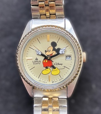 Vintage Lorus Mickey Mouse Characterwatch  Sammlerstück 90er