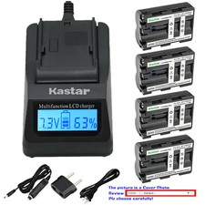 Kastar Battery LCD Fast Charger for Sony NP-FM500H DSLR-A100/B DSLR-A100K/B