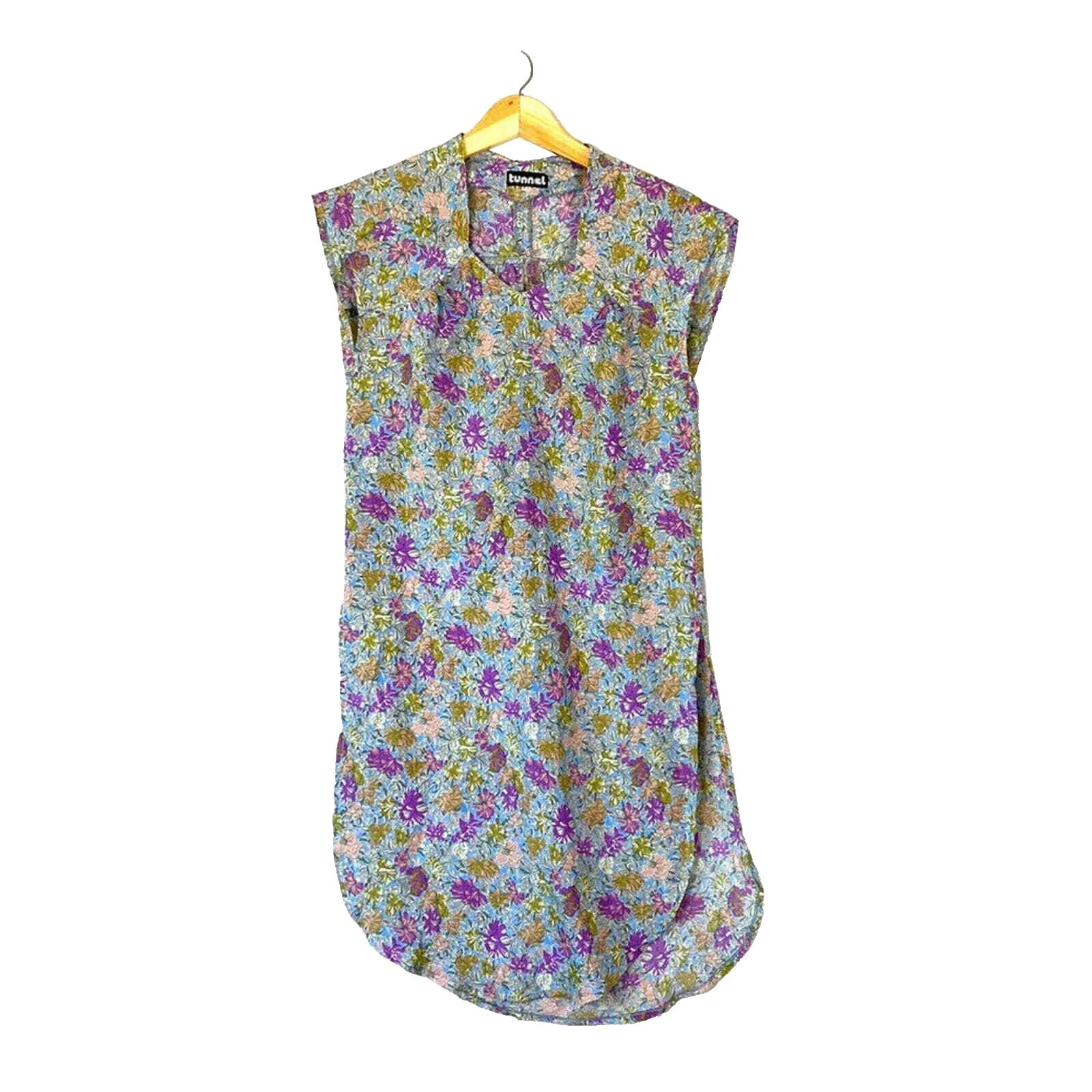 100% Seda Casual Vestidos femininos Vintage